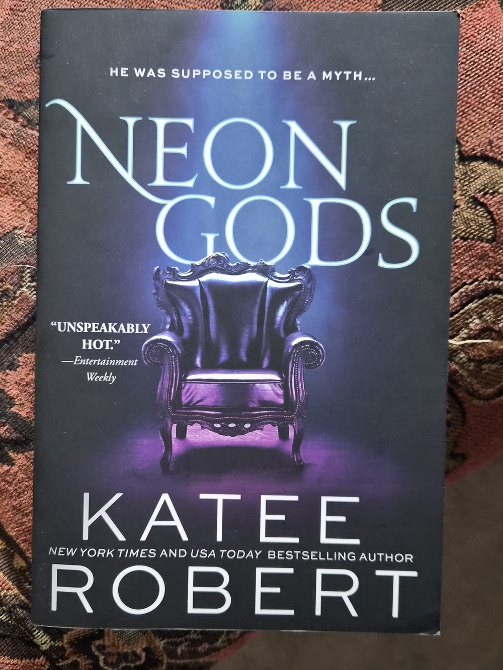 Neon Gods by Katee Robert — Black & Purple Cover Paperback